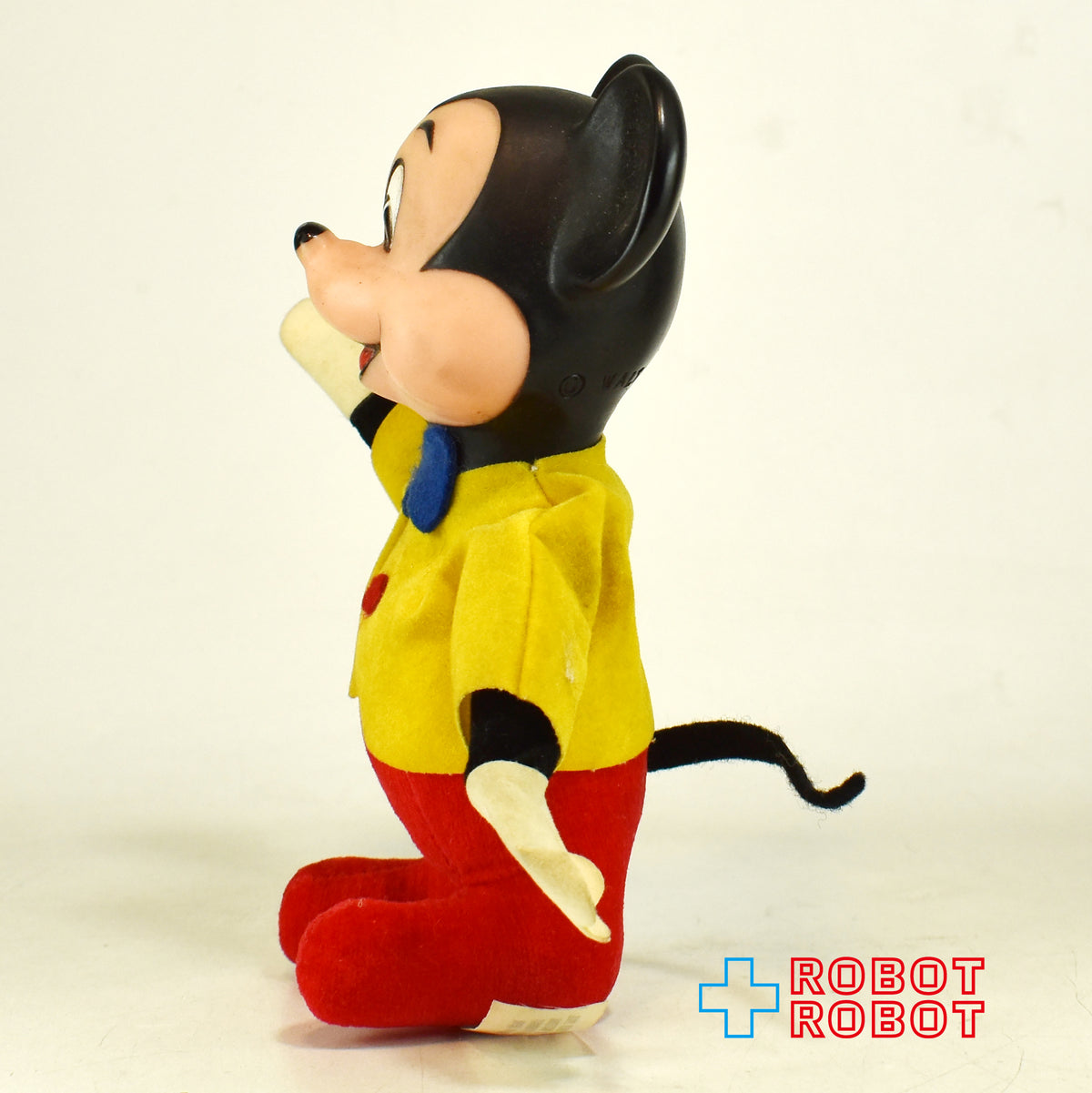 ディズニー ミッキーマウス おがくずぬいぐるみ人形 メイドインジャパン