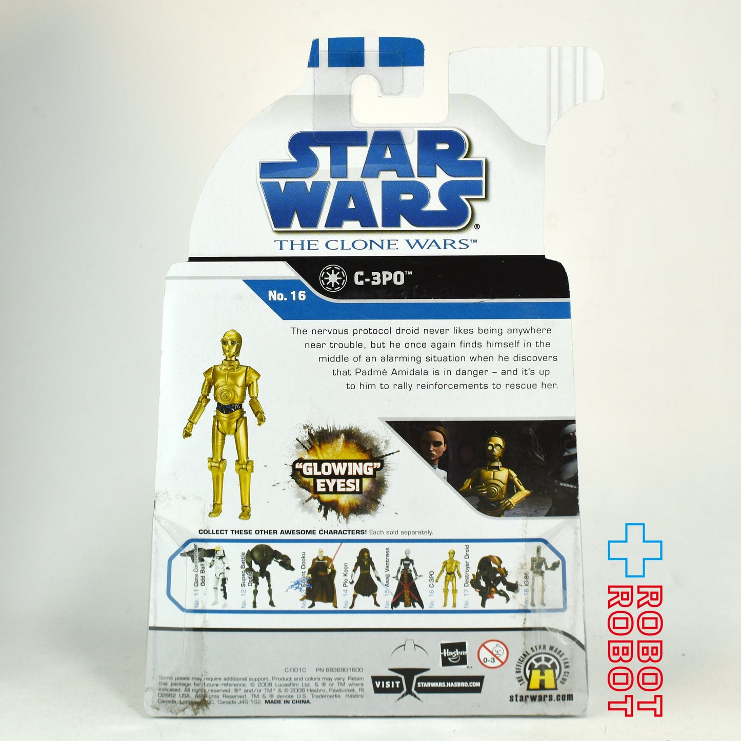 スター・ウォーズ CW2008 No16 C-3PO クローン・ウォーズ 3.75インチ アクションフィギュア 未開封