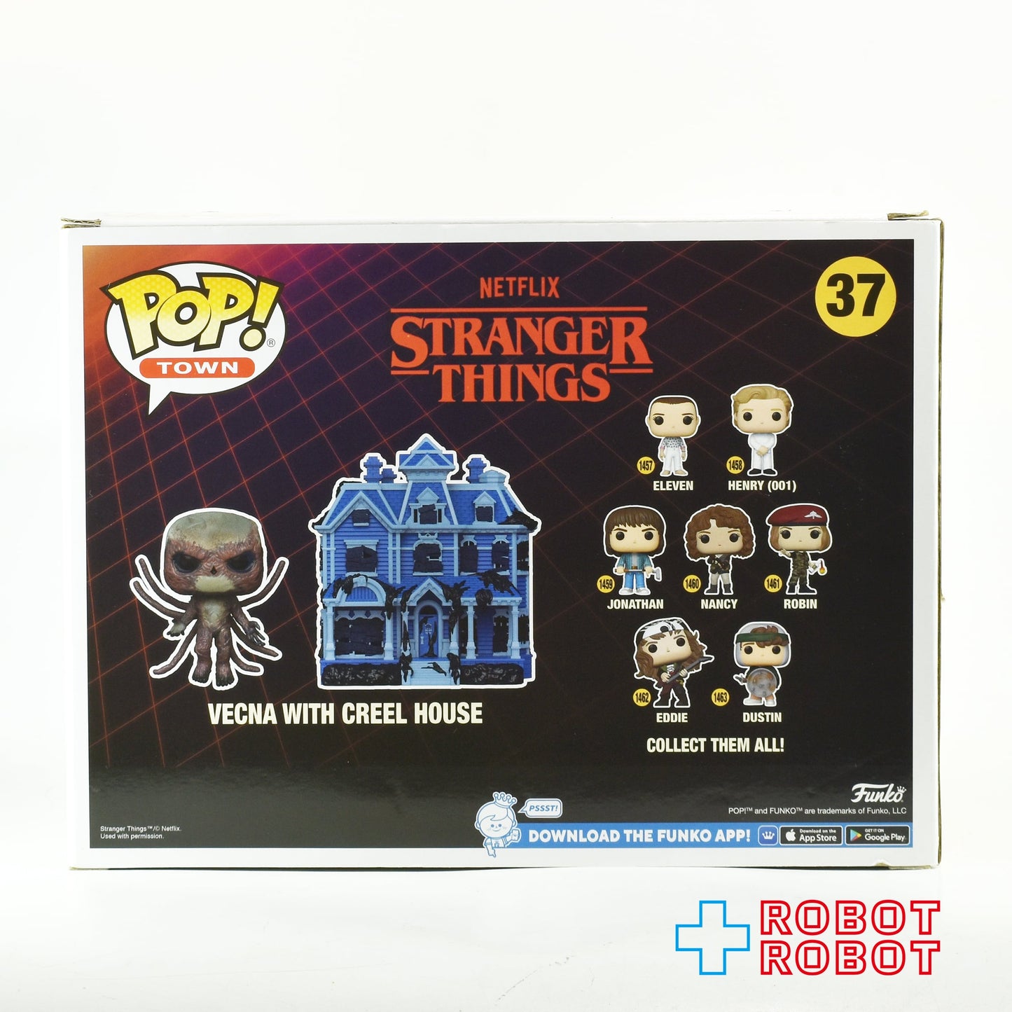 ファンコ POP! タウン 37 ストレンジャー・シングス ヴェクナ w/ クリールハウス ビニールフィギュア 箱入