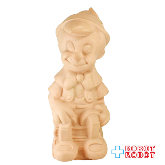 プレイパル社 ディズニー  ピノキオ ラージ 未塗装 肌色成形 ソフビ貯金箱 バンク フィギュア  ※底蓋なし