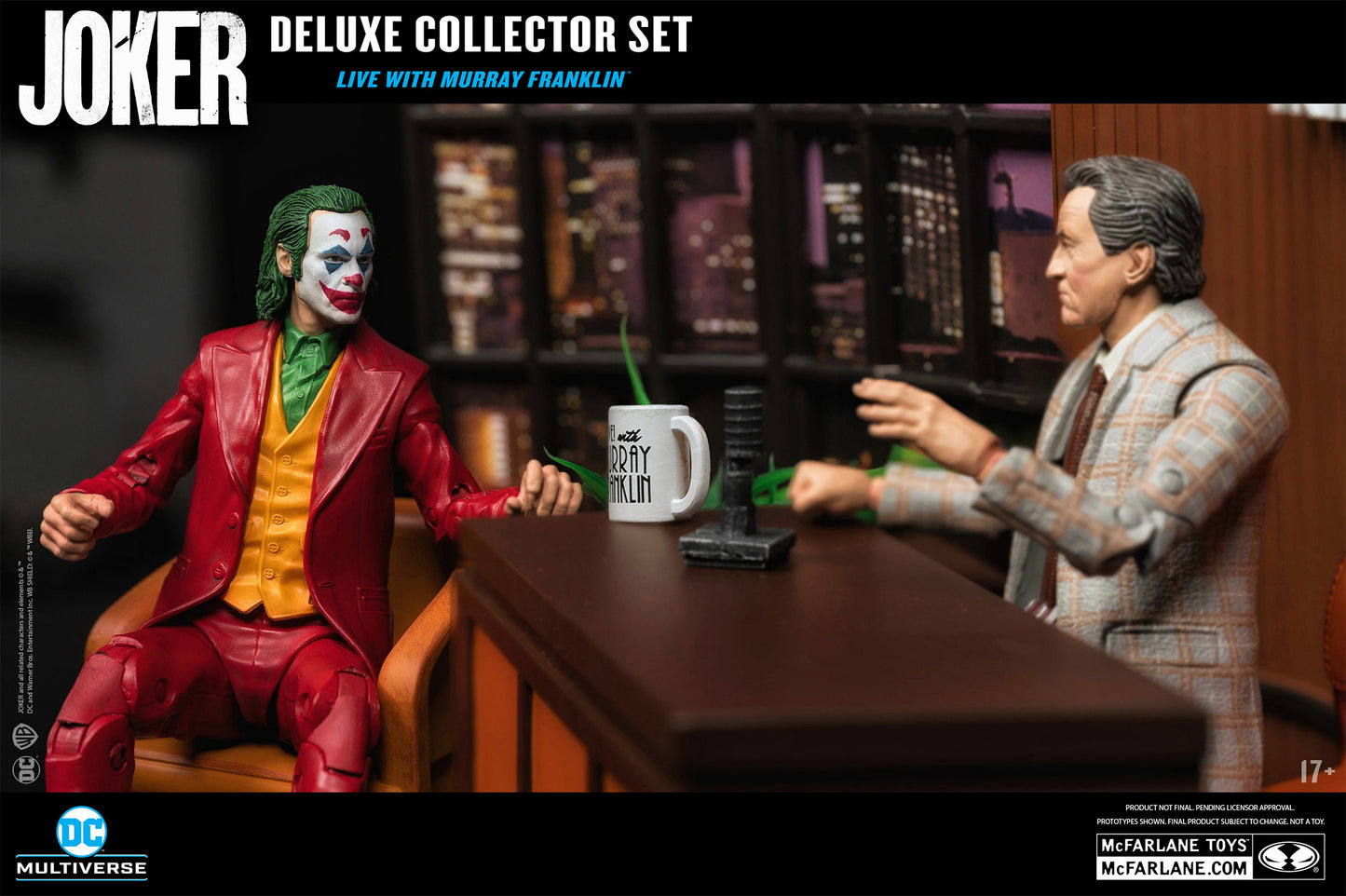 マクファーレン・トイズ DCマルチバース ジョーカー アーサー・フレック & マレー・フランクリン・ショー デラックス・コレクターセット 7インチ アクションフィギュア 国内版 未開封
