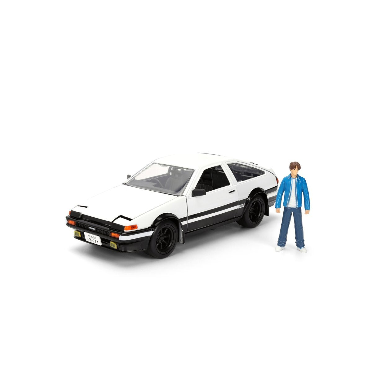 ⚫️ジャダトイズ ハリウッド・ライド 1/24 頭文字D 1986 トヨタ トレノ AE86 ダイキャスト ミニカー 未開封 ♦︎１号店商品