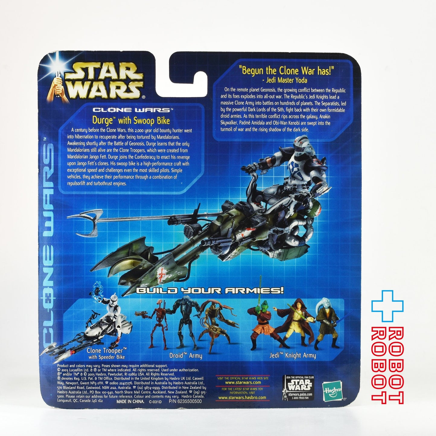 スター・ウォーズ CW2003 ダージ with スウープ・バイク クローン・ウォーズ アクションフィギュア 未開封