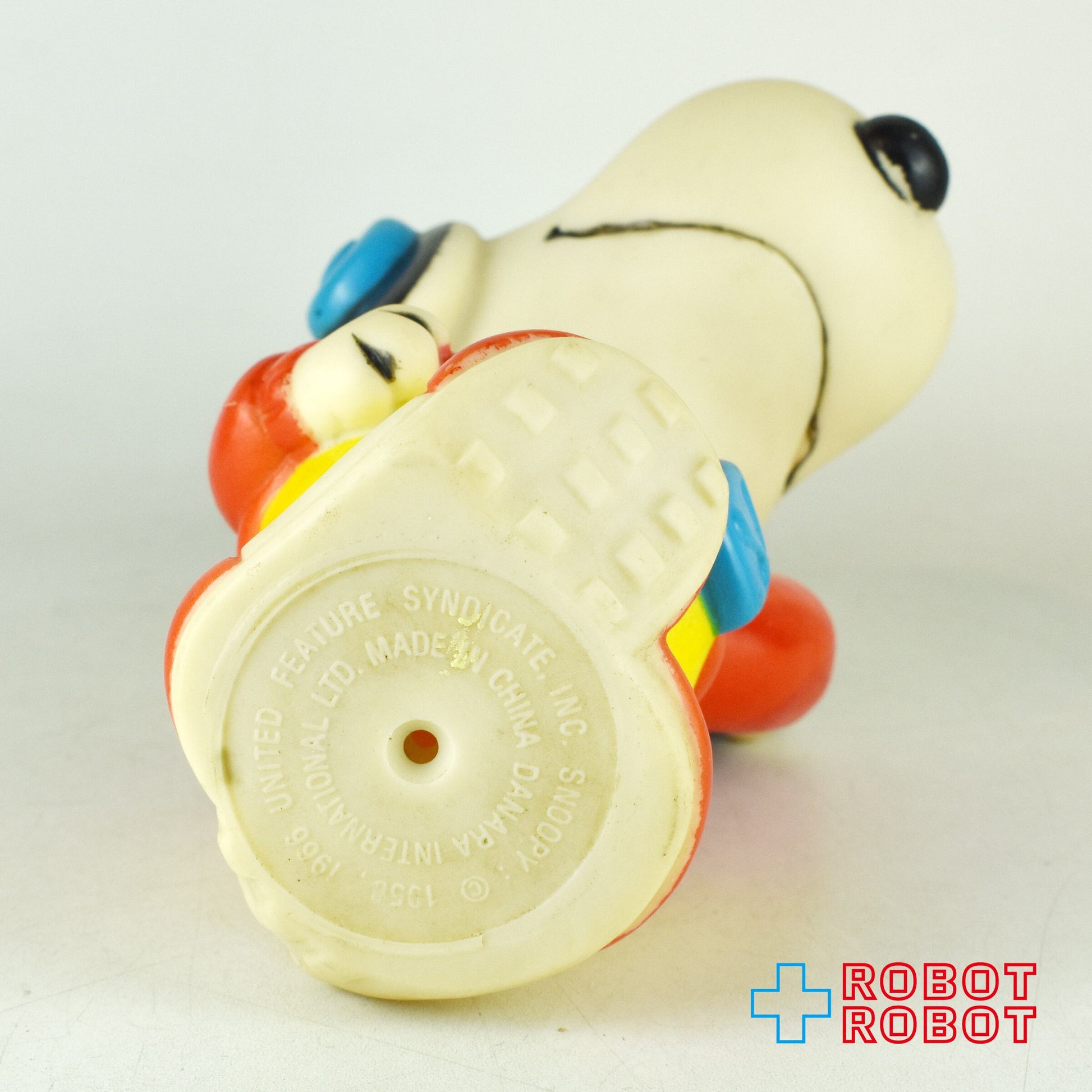 ピーナッツ スヌーピー ジョギング スクイーク ラバードール 1980's ダナラ社 メイドイン中国 - ROBOTROBOT