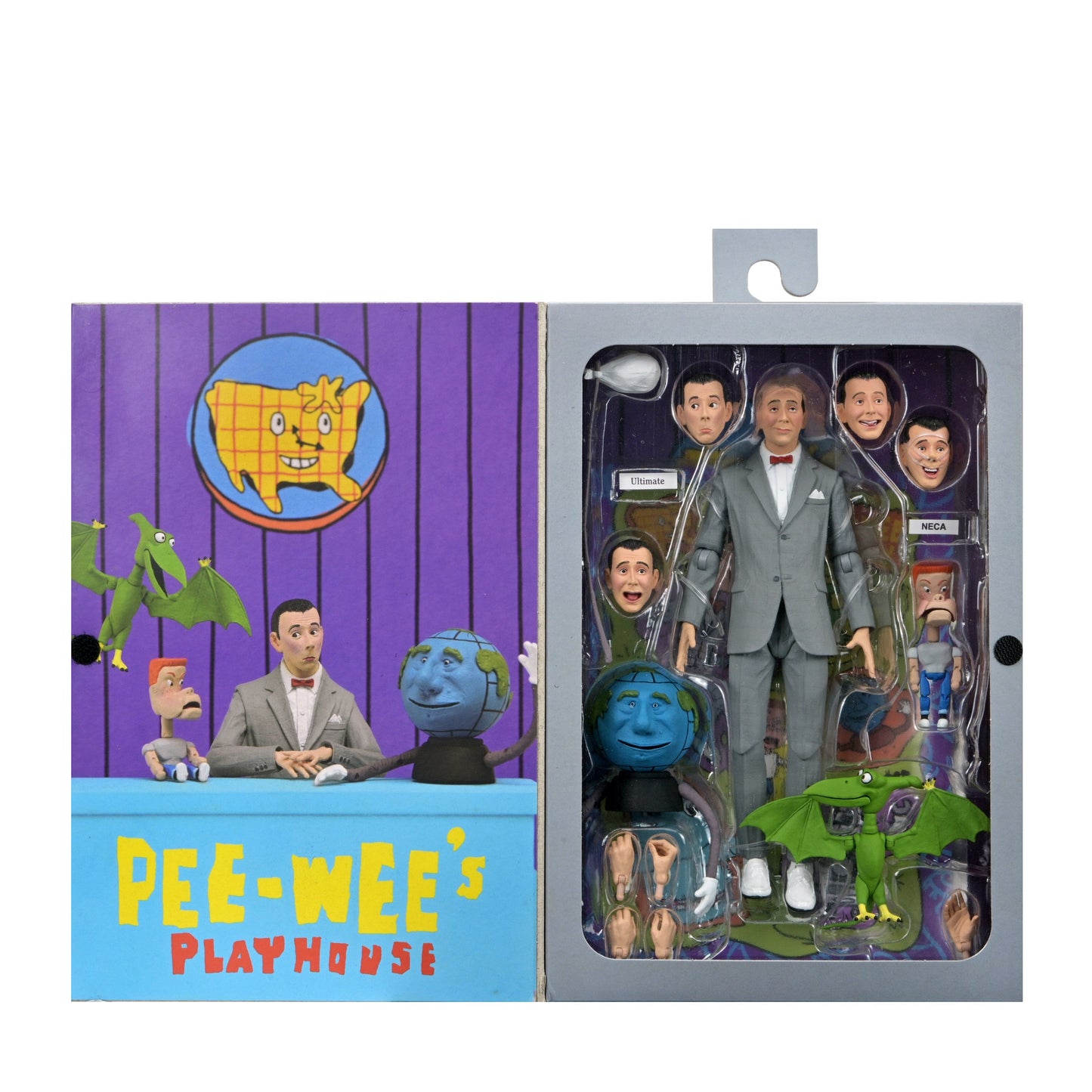 ネカ ピーウィーのプレイハウス ピーウィー・ハーマンと仲間たち アルティメット 7インチ アクションフィギュア 未開封