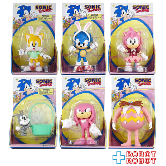ソニック・ザ・ヘッジホッグ イースター 2.5インチ アクションフィギュア ６体セット 未開封