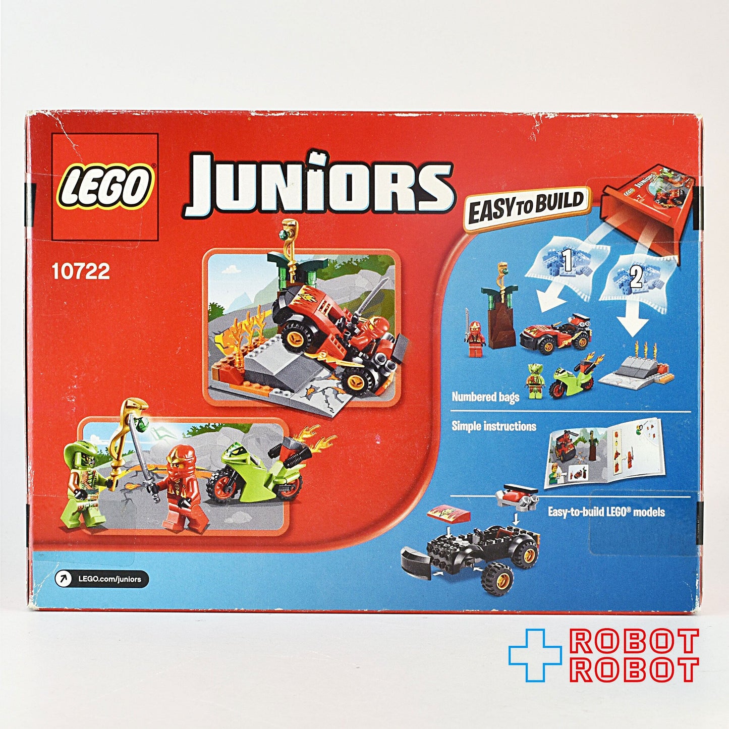 LEGO 10722 レゴ ジュニア ニンジャゴーカート vs ヘビヘビバイク 未開封