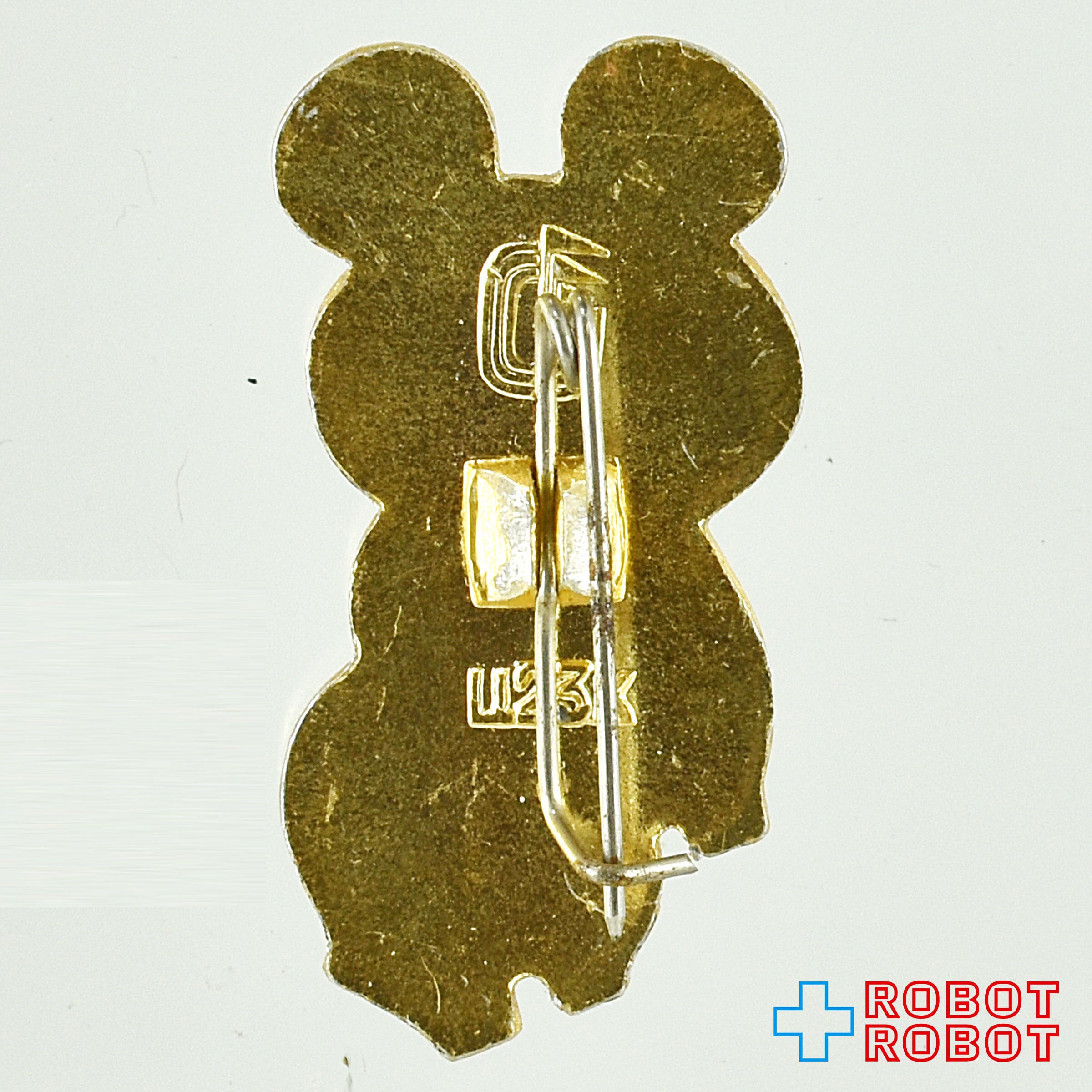 こぐまのミーシャ モスクワオリンピック ピンバッジ Ц23k 赤