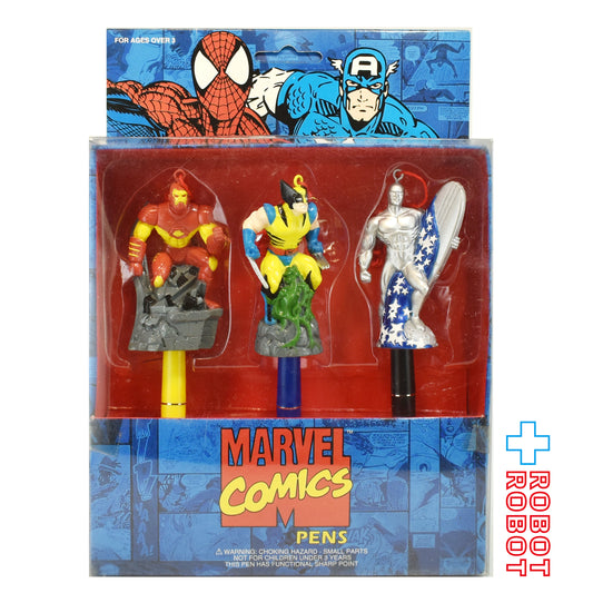 マーベルコミックス ペンパーティー アイアンマン & ウルヴァリン & シルバーサーファー ボールペン 3本セット 開封箱入