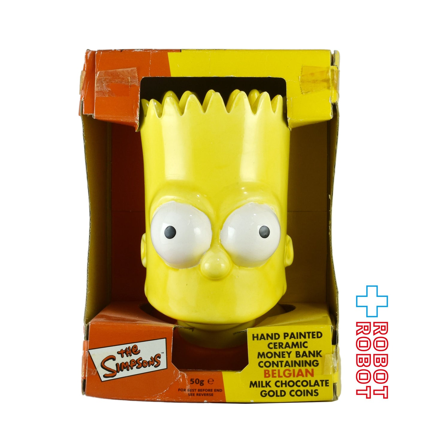 キナートン シンプソンズ バート・シンプソン セラミックマネーバンク 貯金箱 箱付 ※お菓子注意