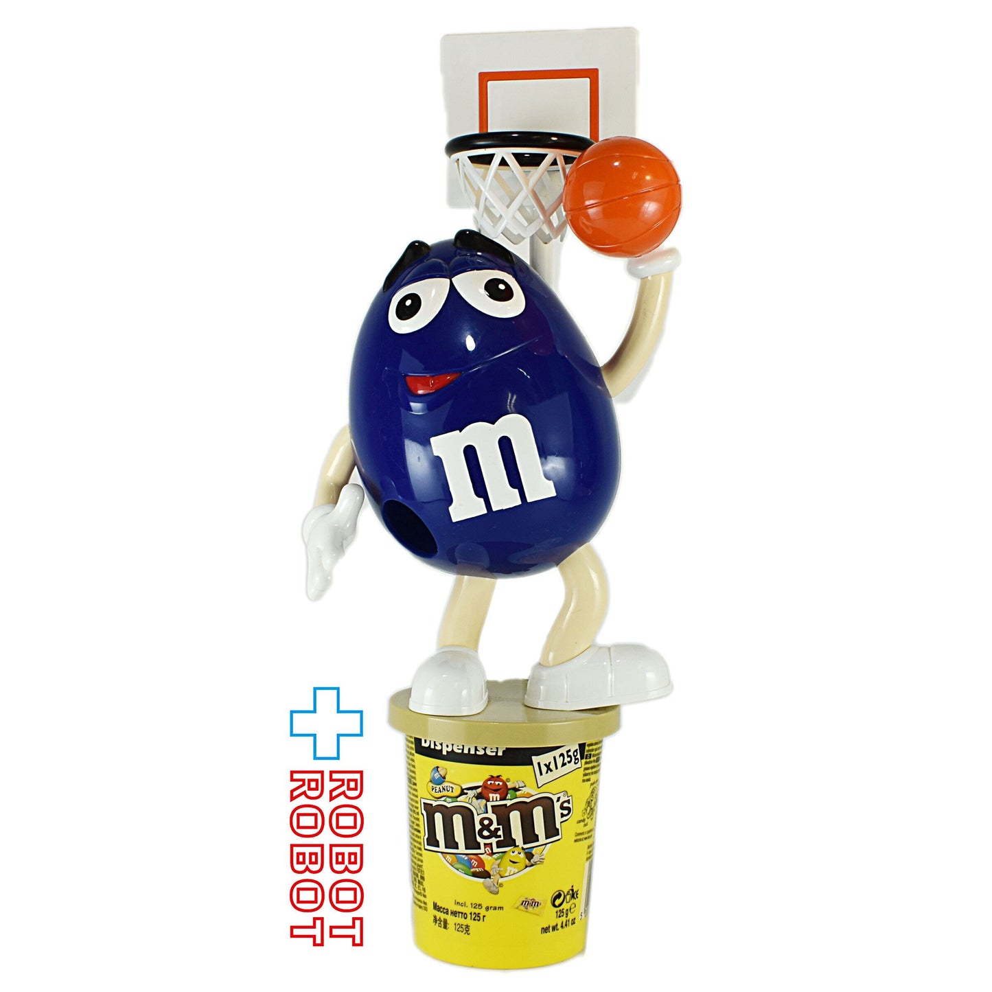 M&M's ブルー バスケットボール w/リング ディスペンサー エムアンドエムズ