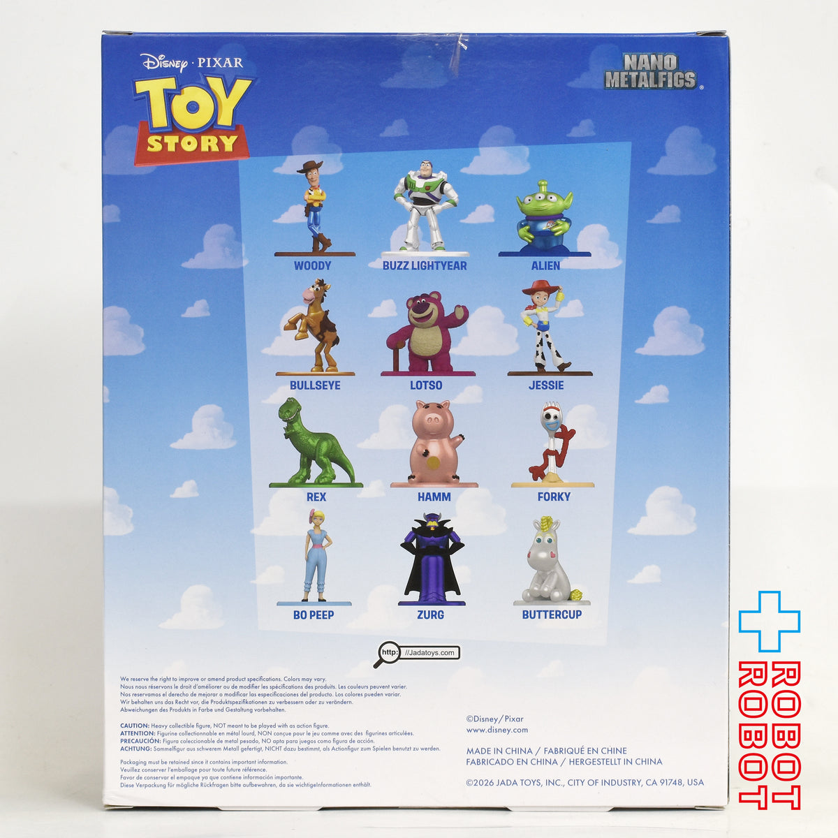 JADA TOYS ナノメタルフィグス トイ・ストーリー 12パック ダイキャスト ミニフィギュア 未開封