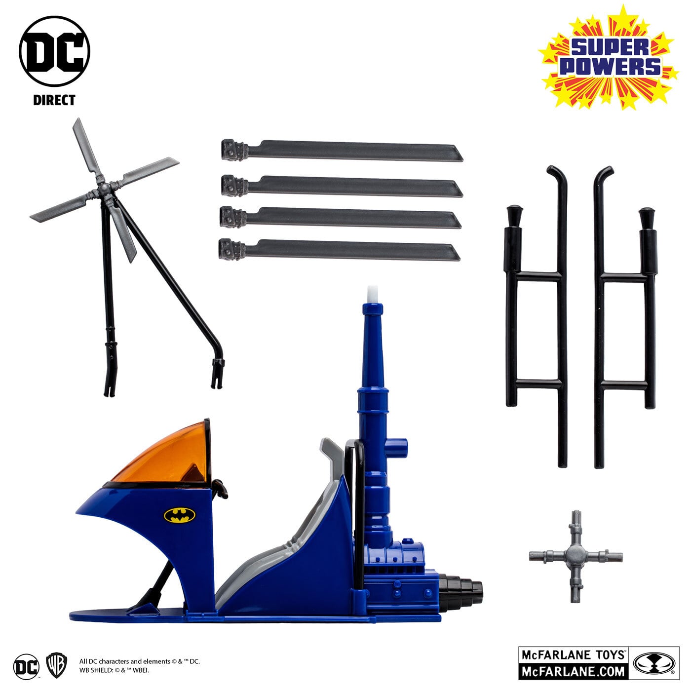 マクファーレン DCダイレクト DCスーパーパワーズ ワーリーバット (コミック) ビークル 国内版 未開封