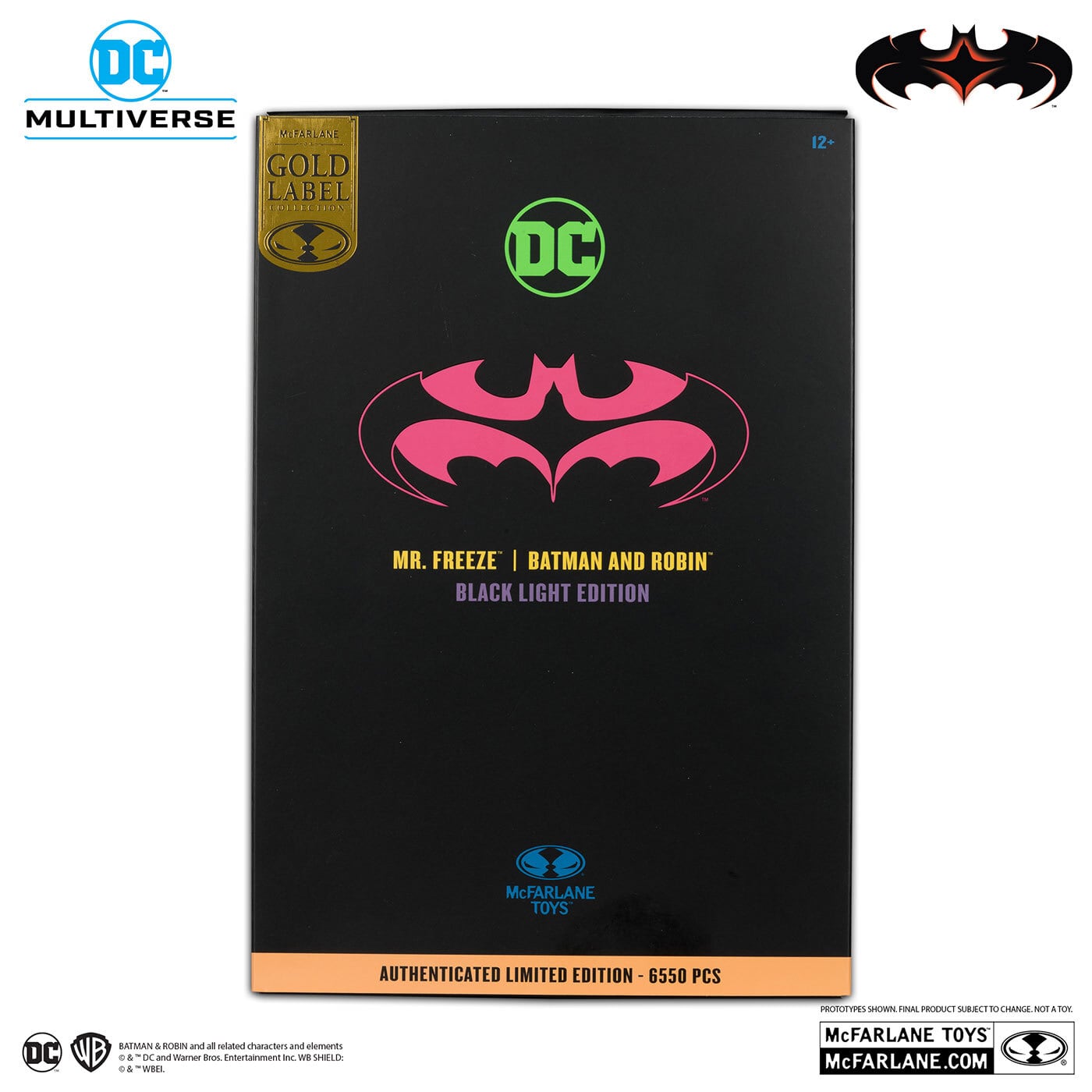 DC マルチバース バットマン & ロビン Mr.フリーズの逆襲 #315 Mr.フリーズ (ブラックライト版) 7インチ アクションフィギュア 国内版 未開封