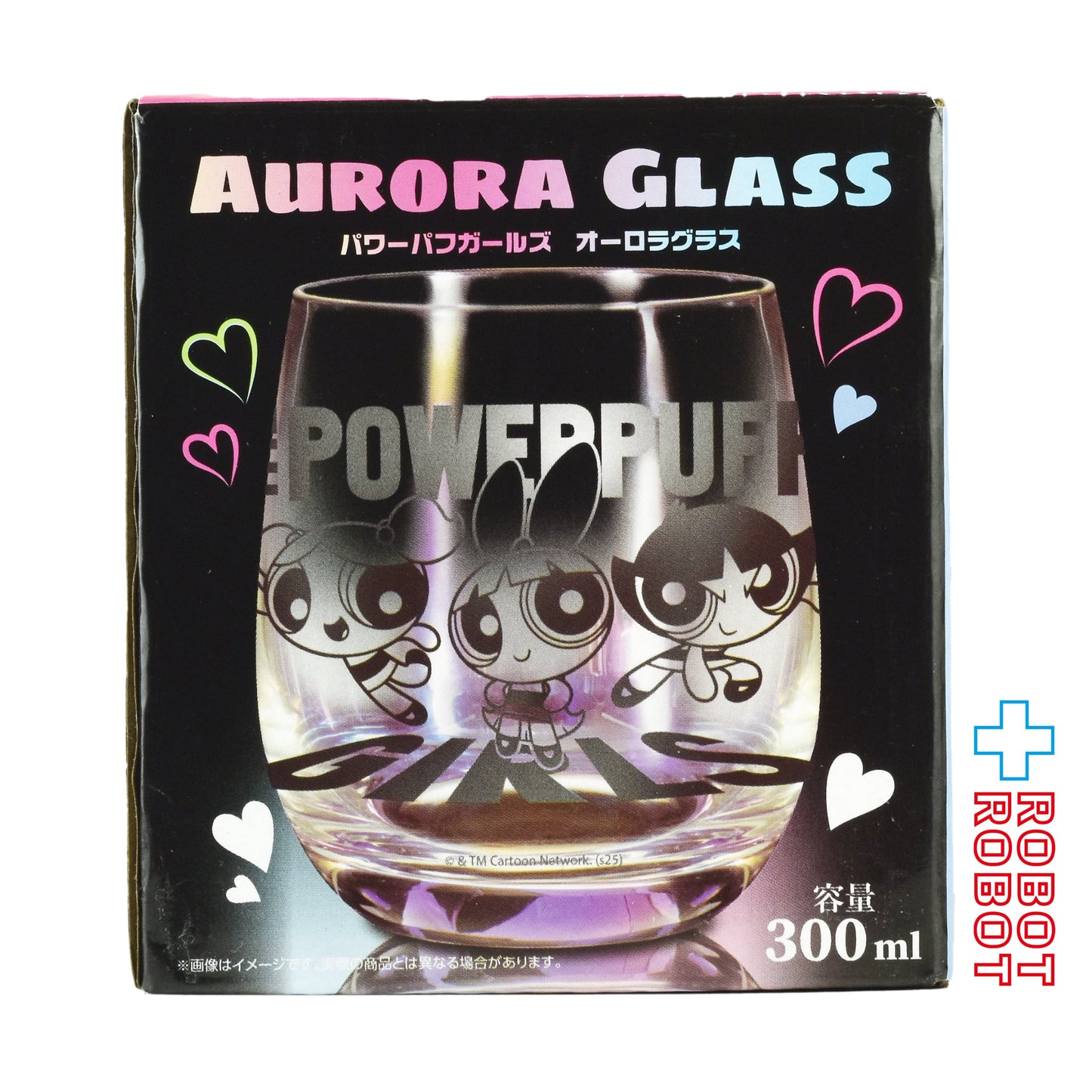 ピーナッツ・クラブ カートゥーン・ネットワーク パワーパフガールズ  オーロラグラス シルバー版 開封