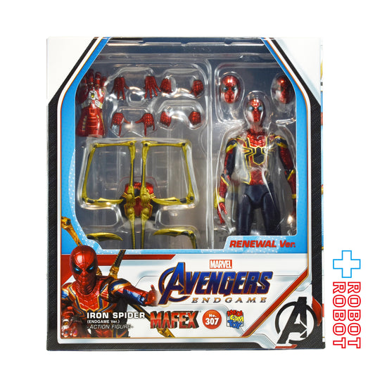 メディコム・トイ MAFEX マフェックス No.307 アベンジャーズ エンドゲーム アイアン・スパイダー リニューアル Ver. アクションフィギュア 未開封