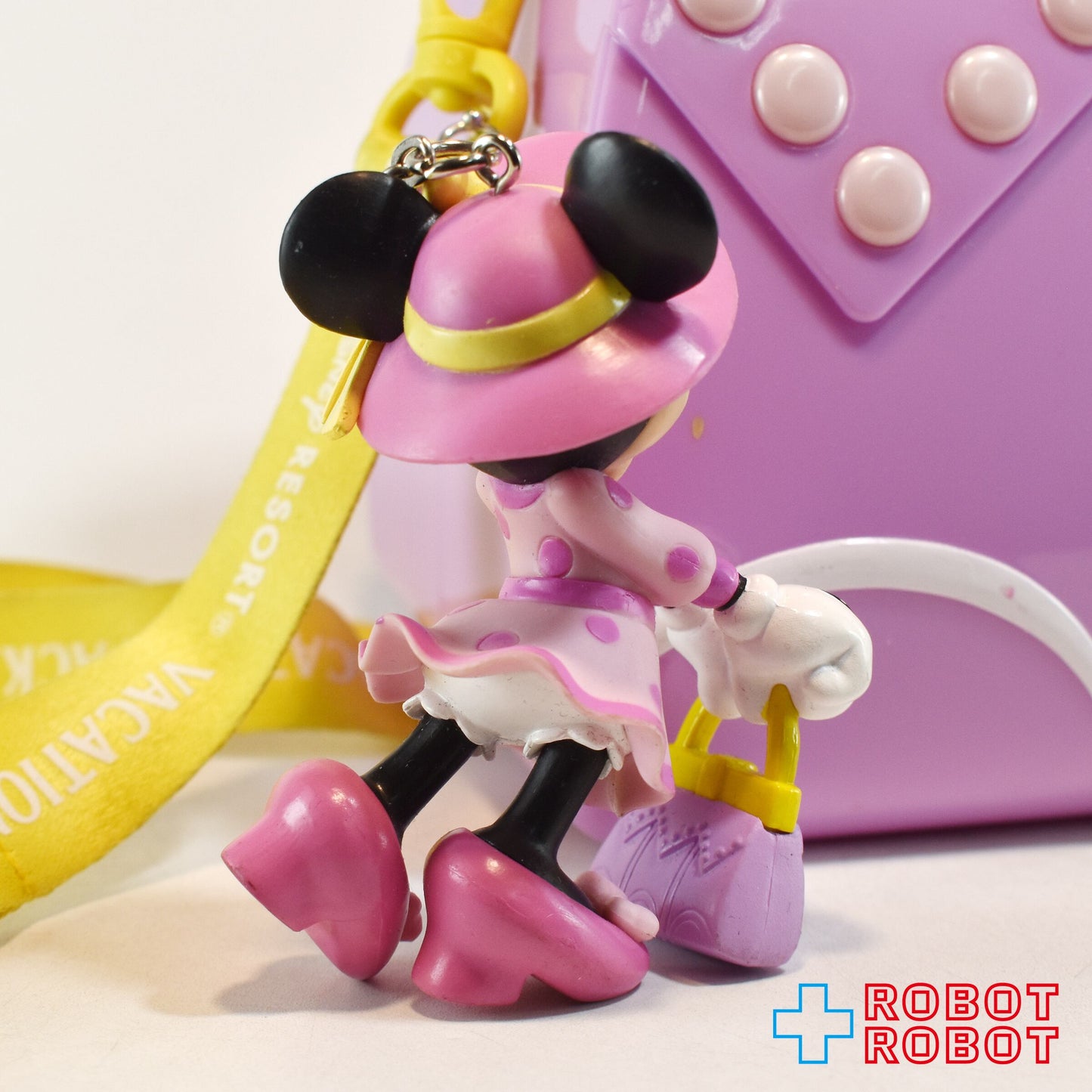 TDR 東京ディズニーリゾート バケーションパッケージ ミニーのバッグ型 ポップコーンバケット フィギュア & ストラップ付き