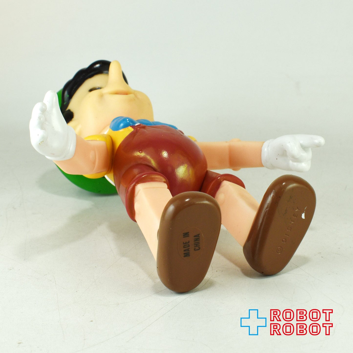 ディズニー ピノキオ 関節可動 ラバードール ソフビ チャイナ