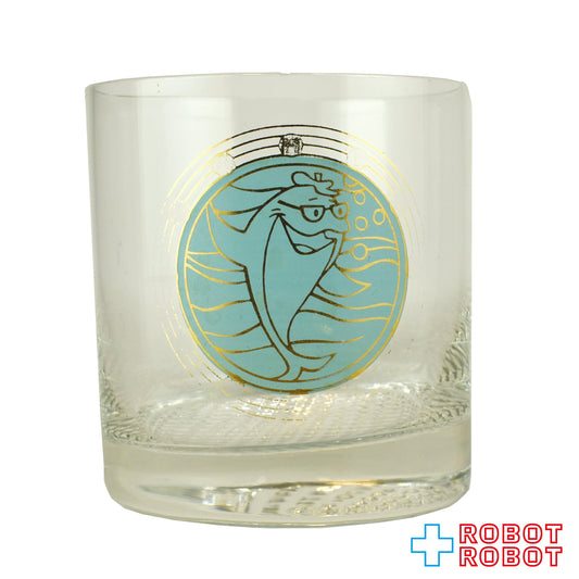 スターキスト チャーリー・ザ・ツナ ロックグラス アドバタイジング バーウェア 水色