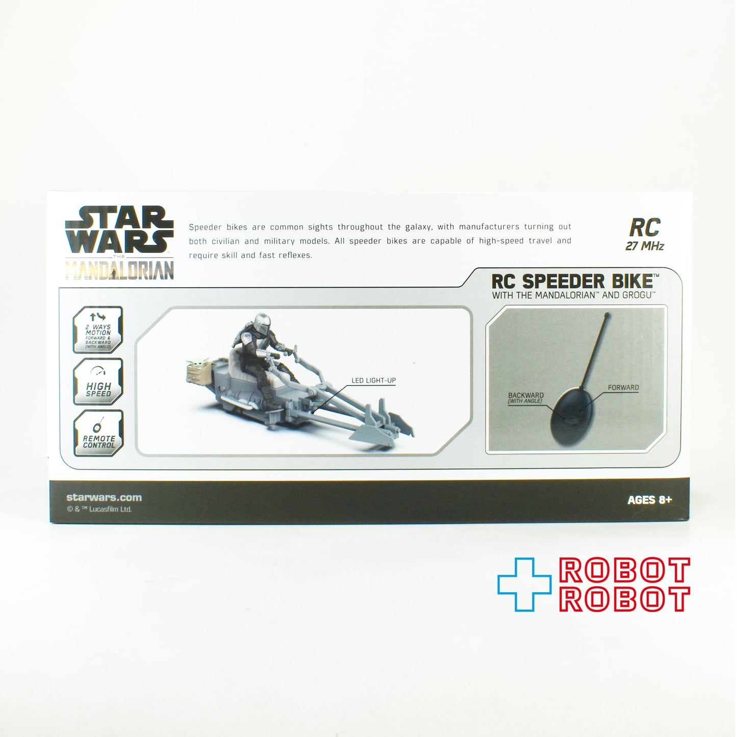 ディズニーストア スター・ウォーズ マンダロリアン RCスピーダーバイク マンダロリアン & グローグー 未開封