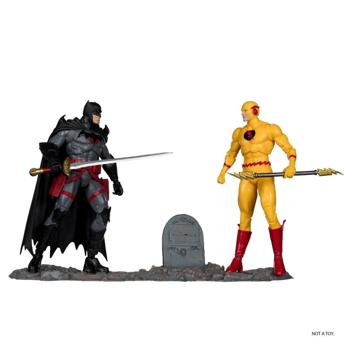 マクファーレン・トイズ DCマルチバース トーマス・ウェイン バットマン and プロフェッサー・ズーム (フラッシュポイント) 2パック 7インチ アクションフィギュア 未開封