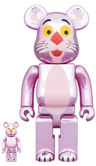 メディコム BE@RBRICK ベアブリック 100% & 400% ピンクパンサー クローム Ver 未開封 ♦︎４号店商品 - ROBOTROBOT