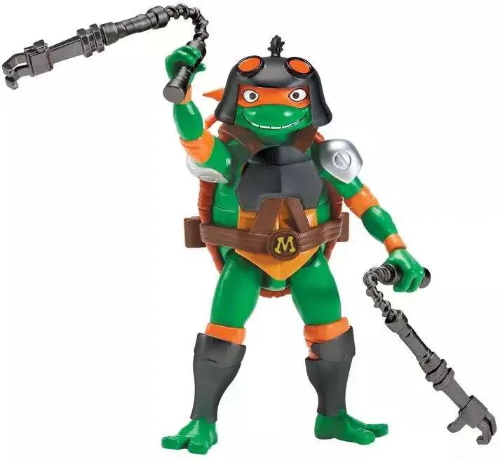プレイメイツ テイルズ・オブ・ティーンエイジ・ミュータント・ニンジャ・タートルズ  ミューテーションズ MIX ’N MATCH アーマード・ミケランジェロ 4.5インチ ベーシックフィギュア 未開封