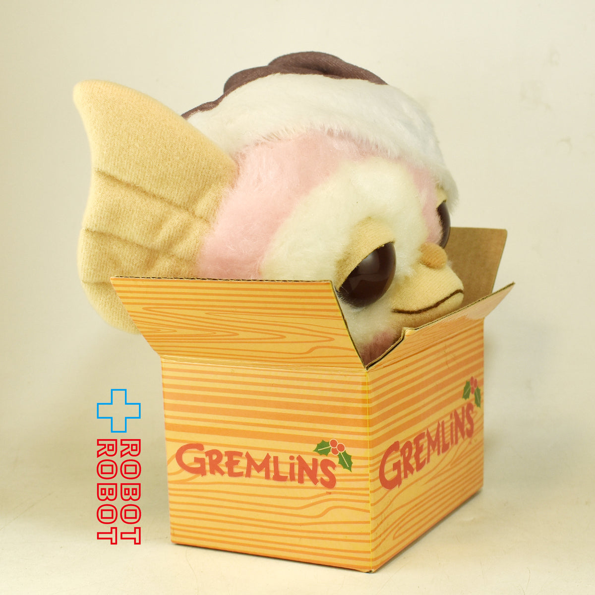 エスケイジャパン グレムリン ギズモ サンタ ぬいぐるみ ピンク×シルバー 紙タグ付