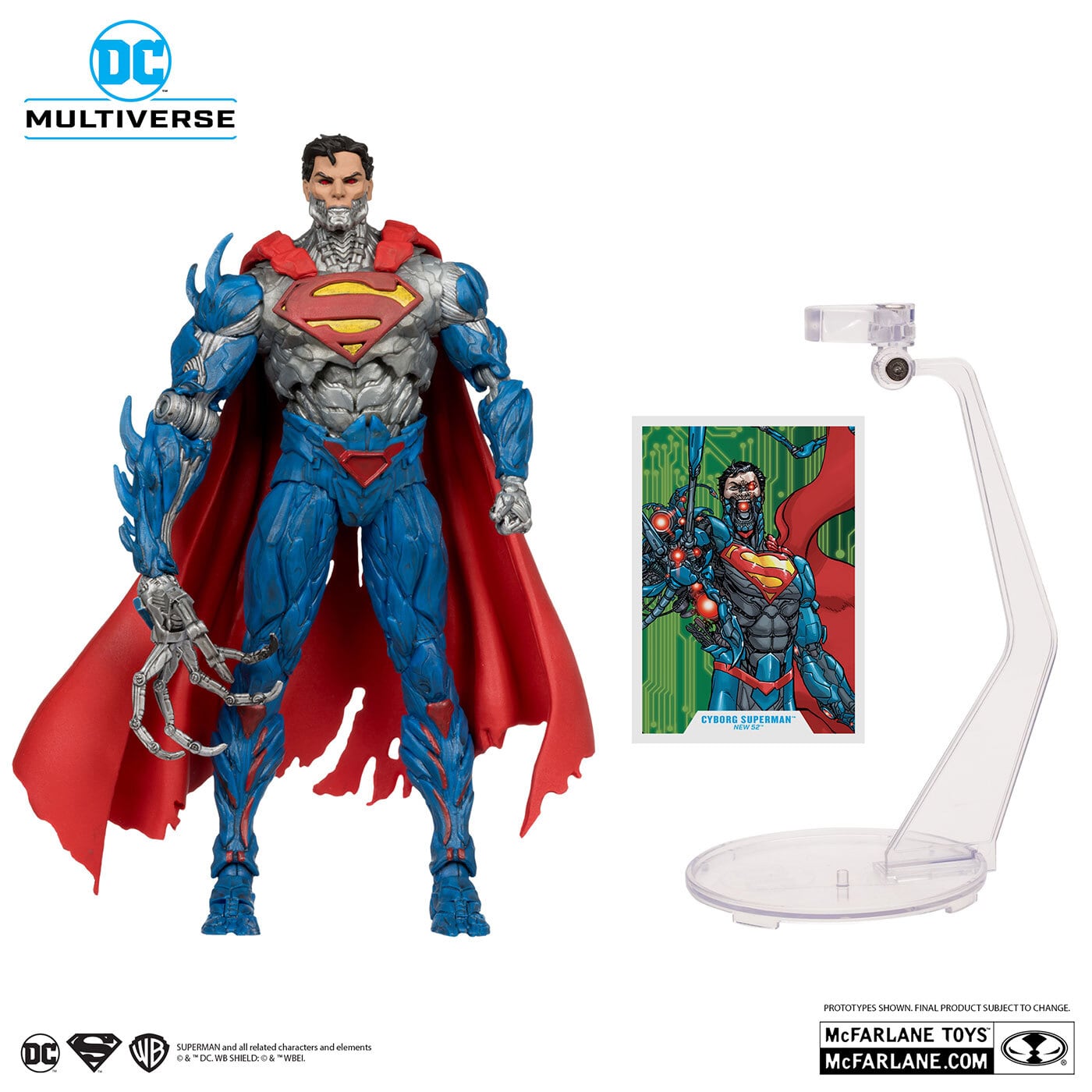 マクファーレン・トイズ DCマルチバース コミック The New 52 #277 サイボーグスーパーマン 7インチ アクションフィギュア 国内版 未開封