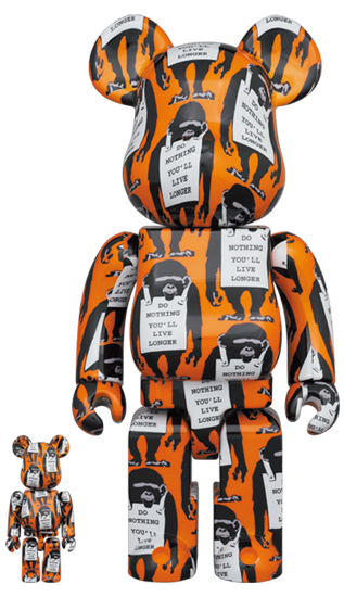 メディコム BE@RBRICK ベアブリック 100% & 400% ブランダリズム モンキーサイン 未開封 ♦︎４号店商品 - ROBOTROBOT