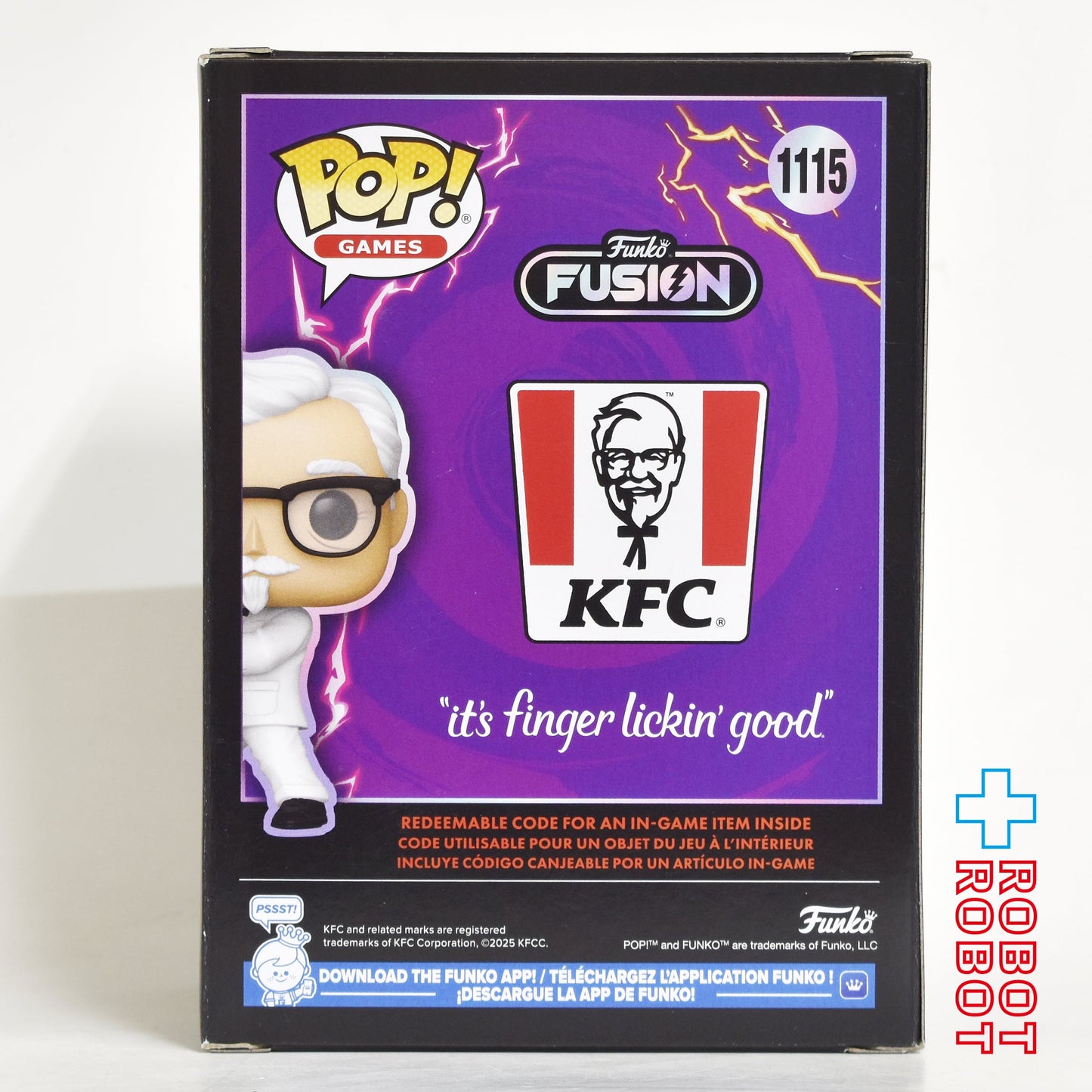 ファンコ POP! ゲーム 1115 ケンタッキーフライドチキン カーネルサンダース ビニールフィギュア 箱入