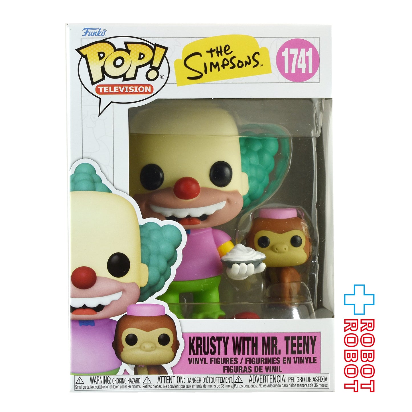 ファンコ POP! テレビジョン 1741 シンプソンズ クラスティ & Mr.テリー ビニールフィギュア