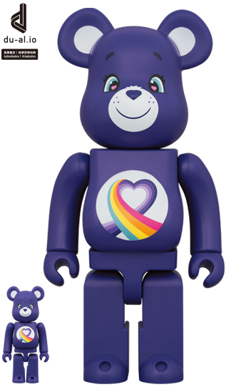メディコム BE@RBRICK ベアブリック 100% & 400% ケアベア レインボーハートベア 未開封 ♦︎４号店商品 - ROBOTROBOT