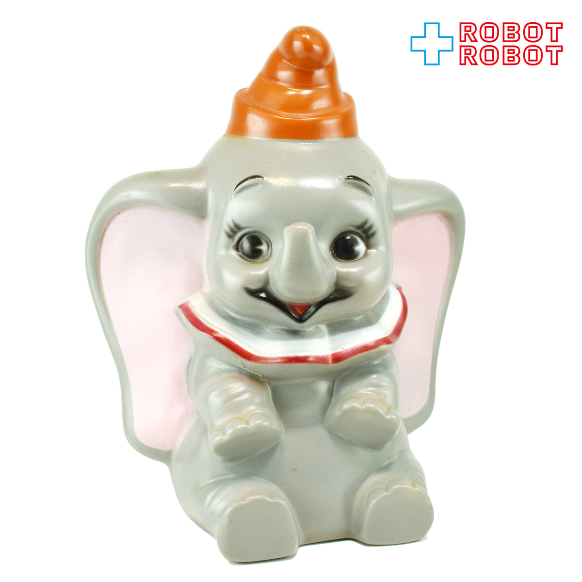 プレイパル デイズニー ダンボ スモール 赤色帽子 ソフビ貯金箱 ウォルトディズニープロダクション