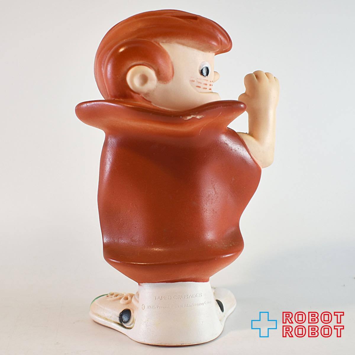 アメリカの絆創膏 テープドクルセイダー ソフビ貯金箱 ※底フタ欠