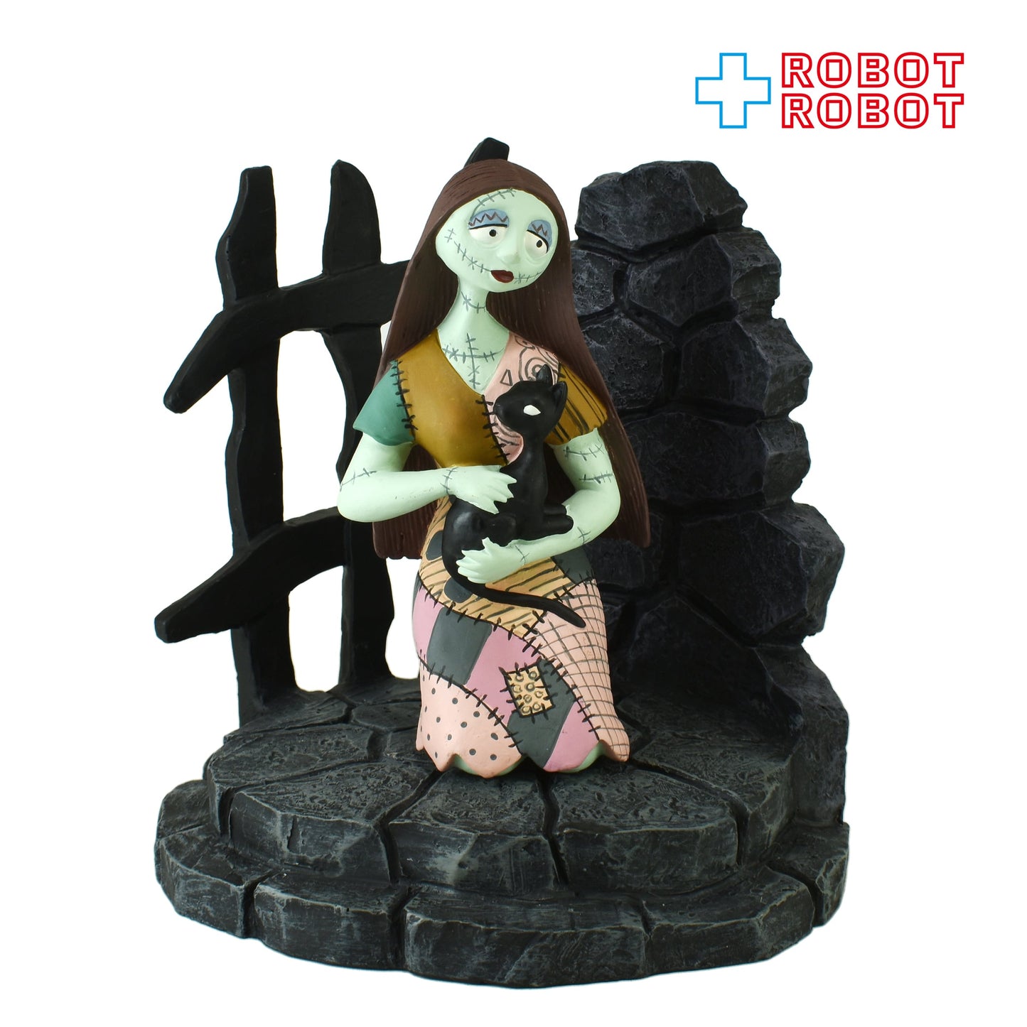ジュンプランニング ナイトメアー・ビフォア・クリスマス サリー&黒猫 レジン フィギュアリン コレクション 開封 箱付