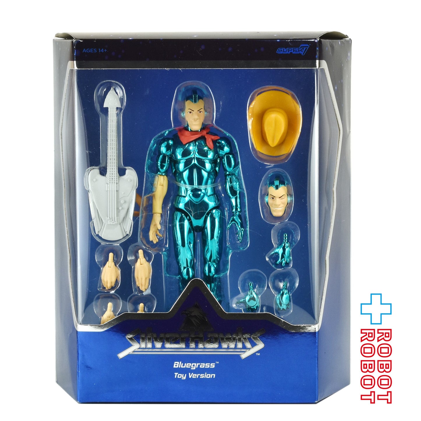 スーパー7 シルバーホークス ブルーグラス トイVer. アルティメット アクションフィギュア 未開封 ※難有り
