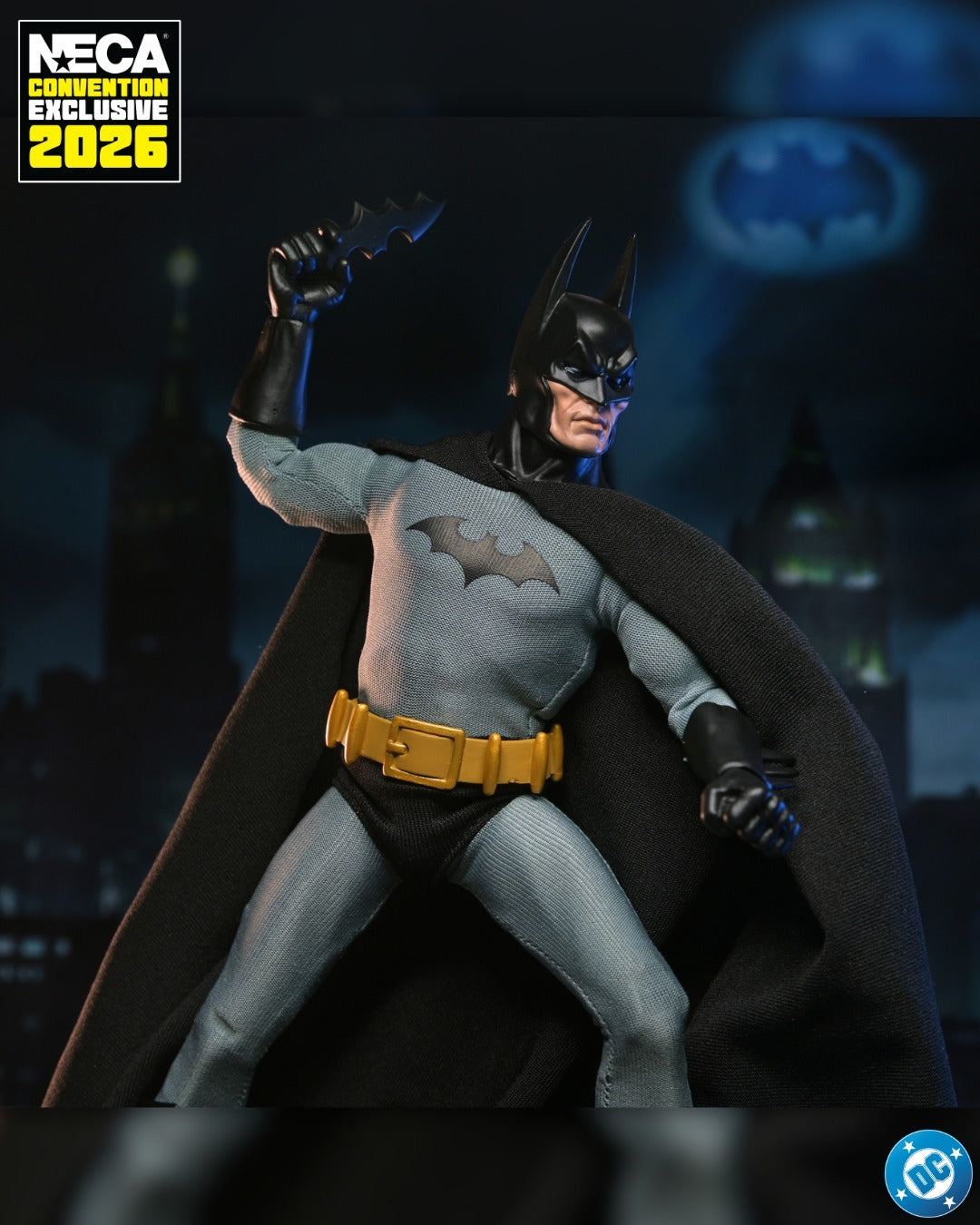 ネカ DCコミックス バットマン ダークナイト 8インチ クロウズド アクションフィギュア 未開封