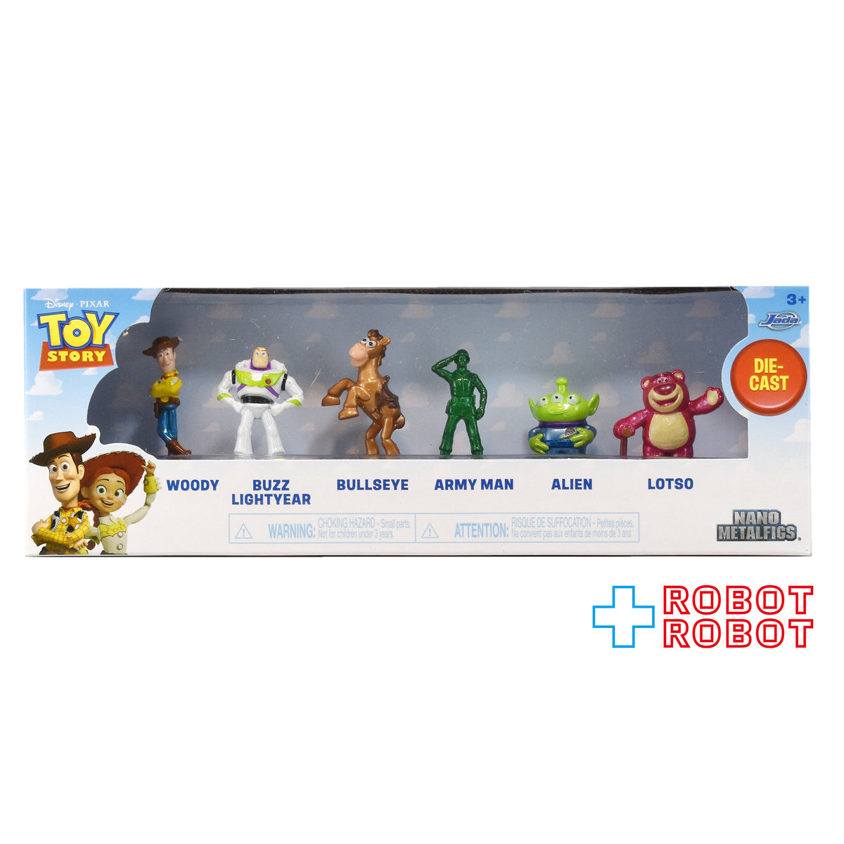 JADA TOYS ナノメタルフィグス トイ・ストーリー 6パック ダイキャスト ミニフィギュア 未開封