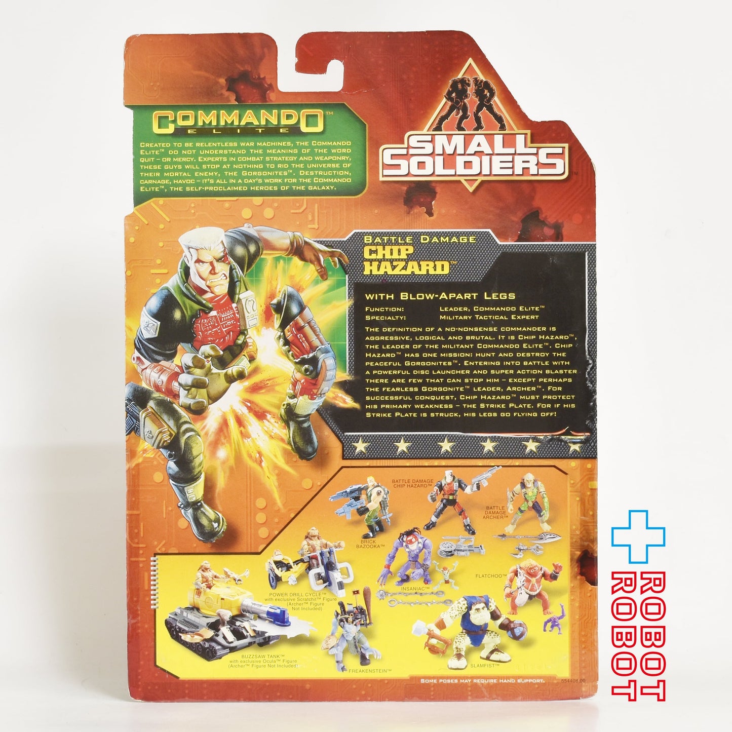 スモール・ソルジャー バトルダメージ・チップハザード アクションフィギュア 1998 ルース 台紙付き