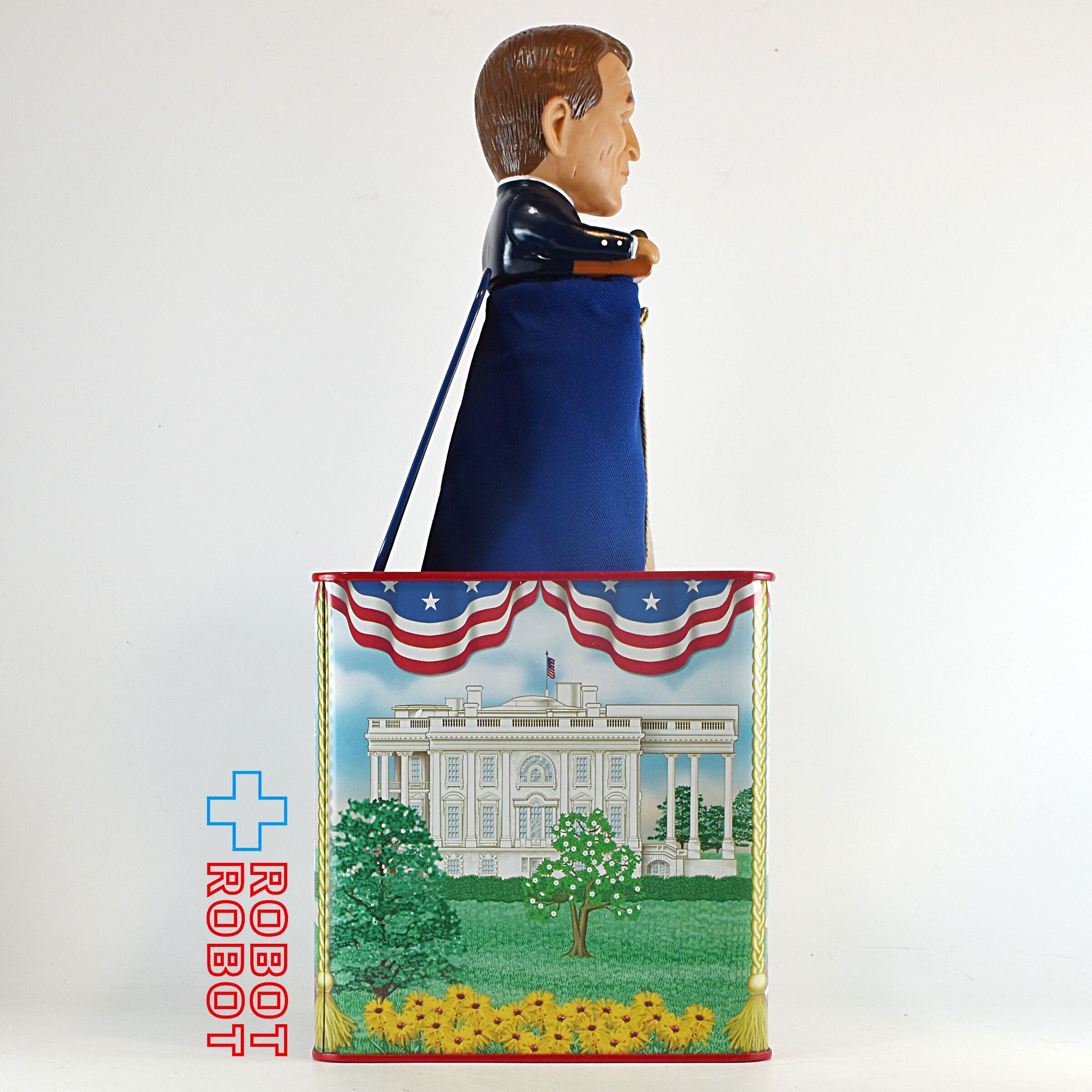 ジョージ・W・ブッシュ 元アメリカ大統領 大統領万歳 びっくり箱