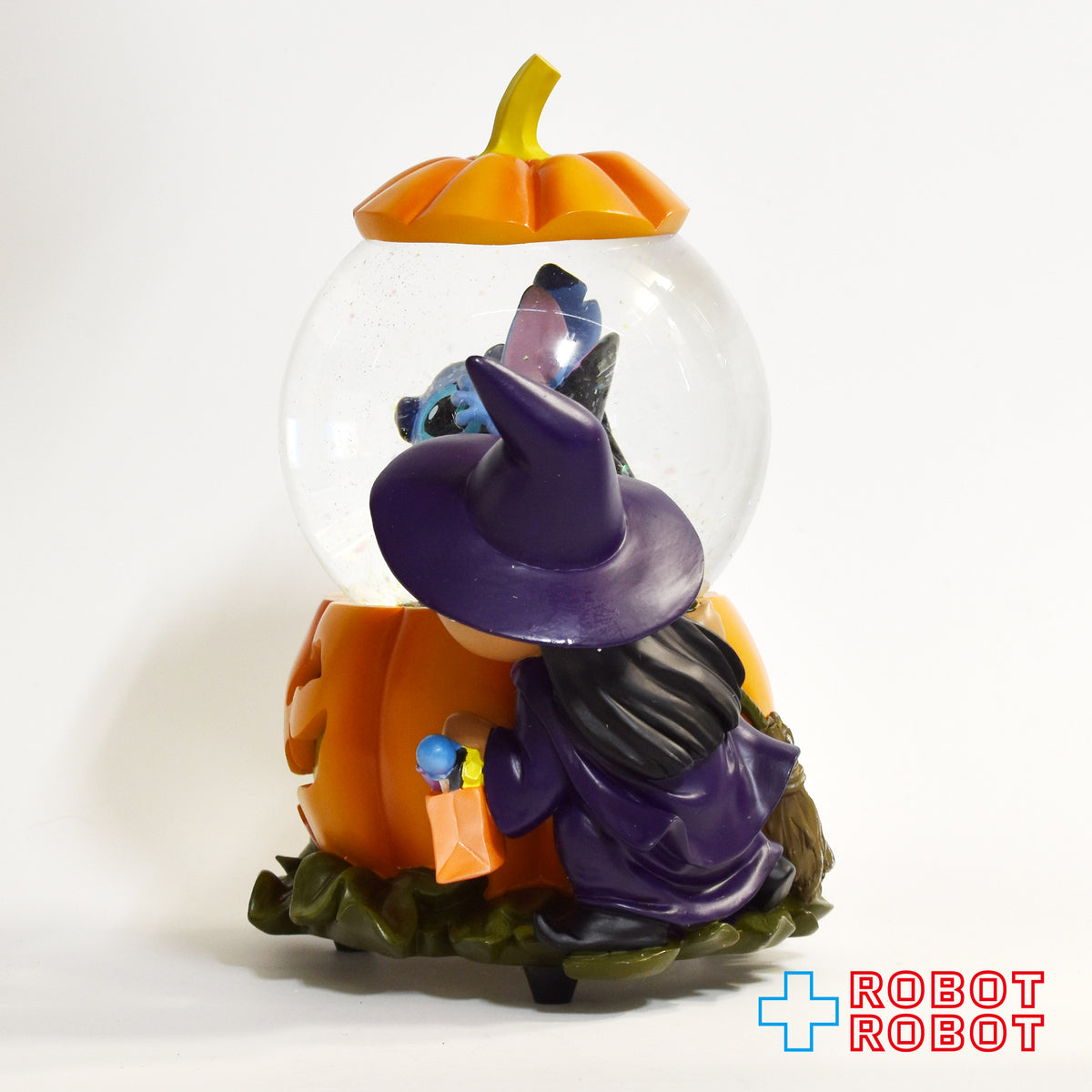 不可動：ディズニーオークションズ リロ & スティッチ ハロウィン スノーグローブ 箱入
