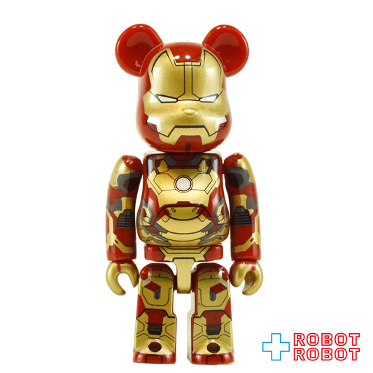 メディコム ベアブリック BE@RBRICK 100% アイアンマン3 アイアンマン マーク42 開封美品 ４号店商品