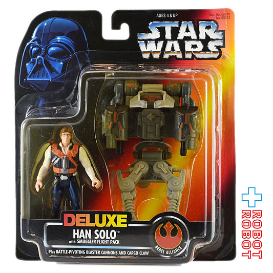 スター・ウォーズ POTF2 レッドカードDX ハン・ソロ with フライトパック デラックス アクションフィギュア 未開封