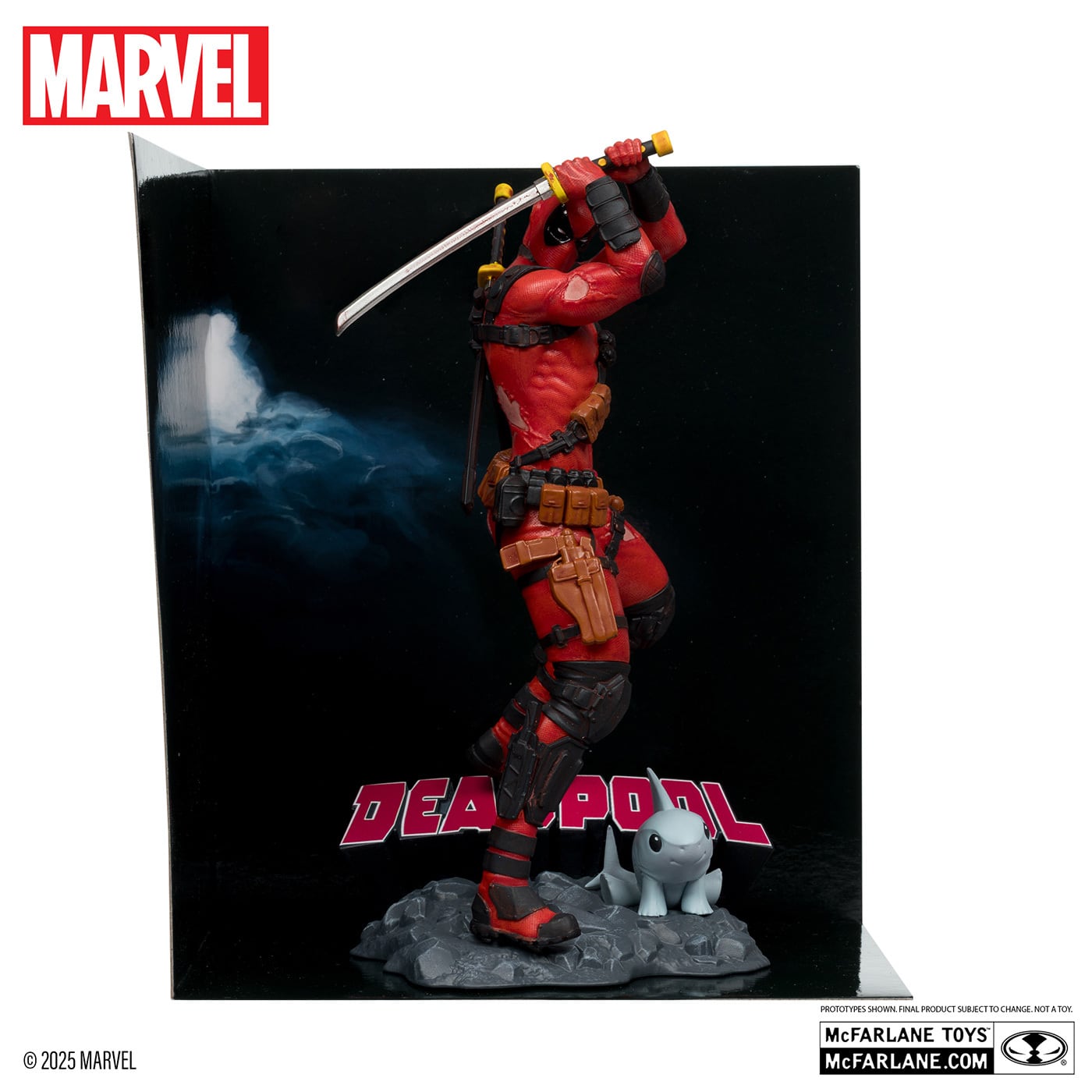 マクファーレン マーベル シーン・フィギュア #025 デッドプール マイク・デオダート / Deadpool Vol.6 #1 1/10 スタチューフィギュア 未開封