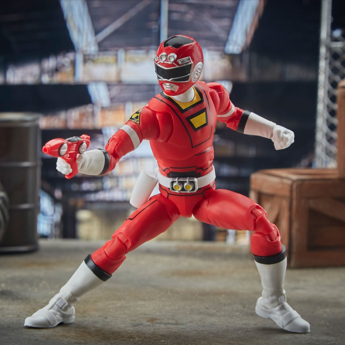 ハズブロ パワーレンジャー ライトニングコレクション ターボ レッドレンジャー（レッドレーサー） 6インチ アクションフィギュア 未開封