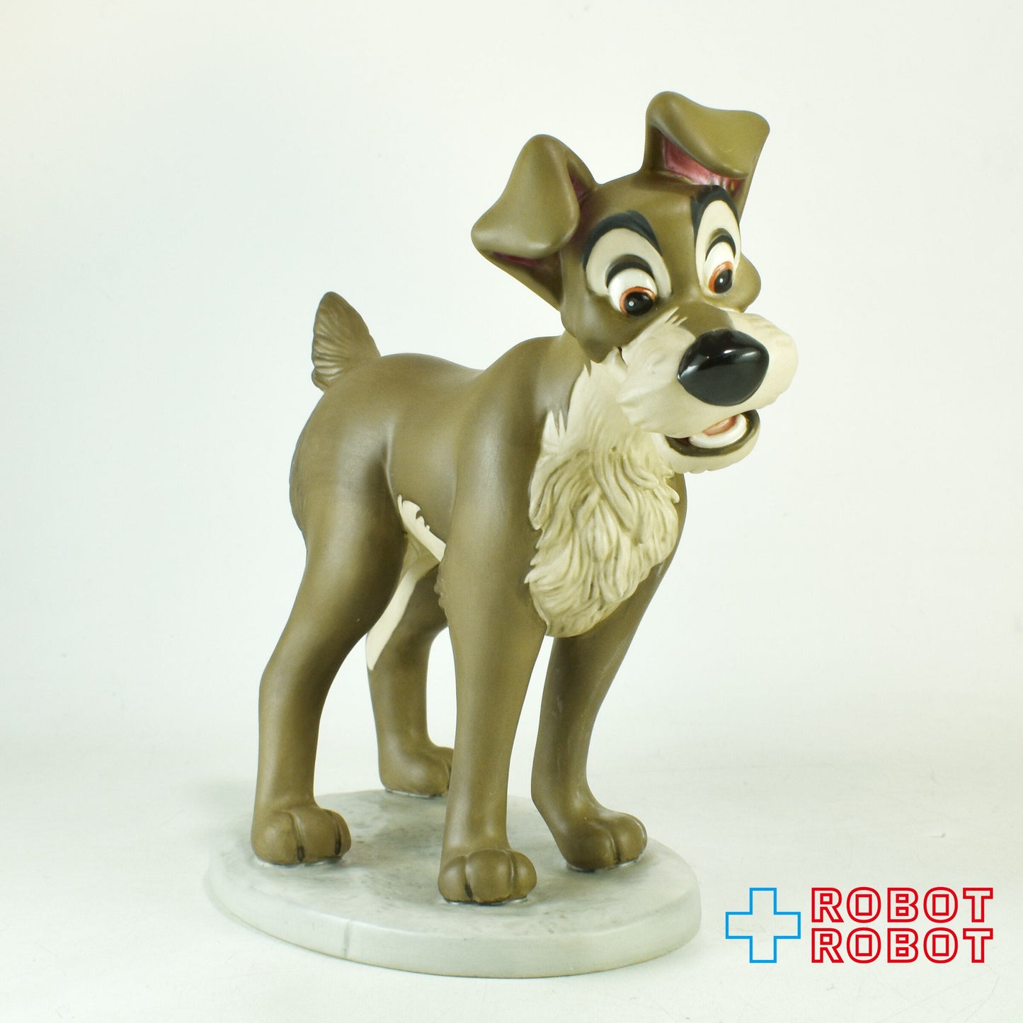 ディズニー WDCC わんわん物語 レディ& トランプ  トランプ・イン・ ラブ レディ・イン・ラブ フィルム付き 箱付き ※難あり