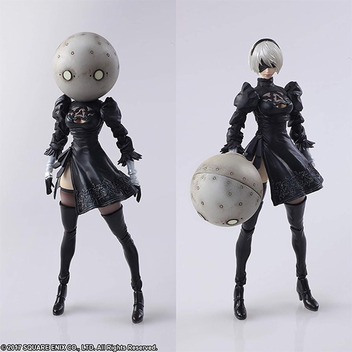 スクウェア・エニックス ニーアオートマタ ブリングアーツ 2B & 機械生命体 2体セット フィギュア 開封美品 4号店商品