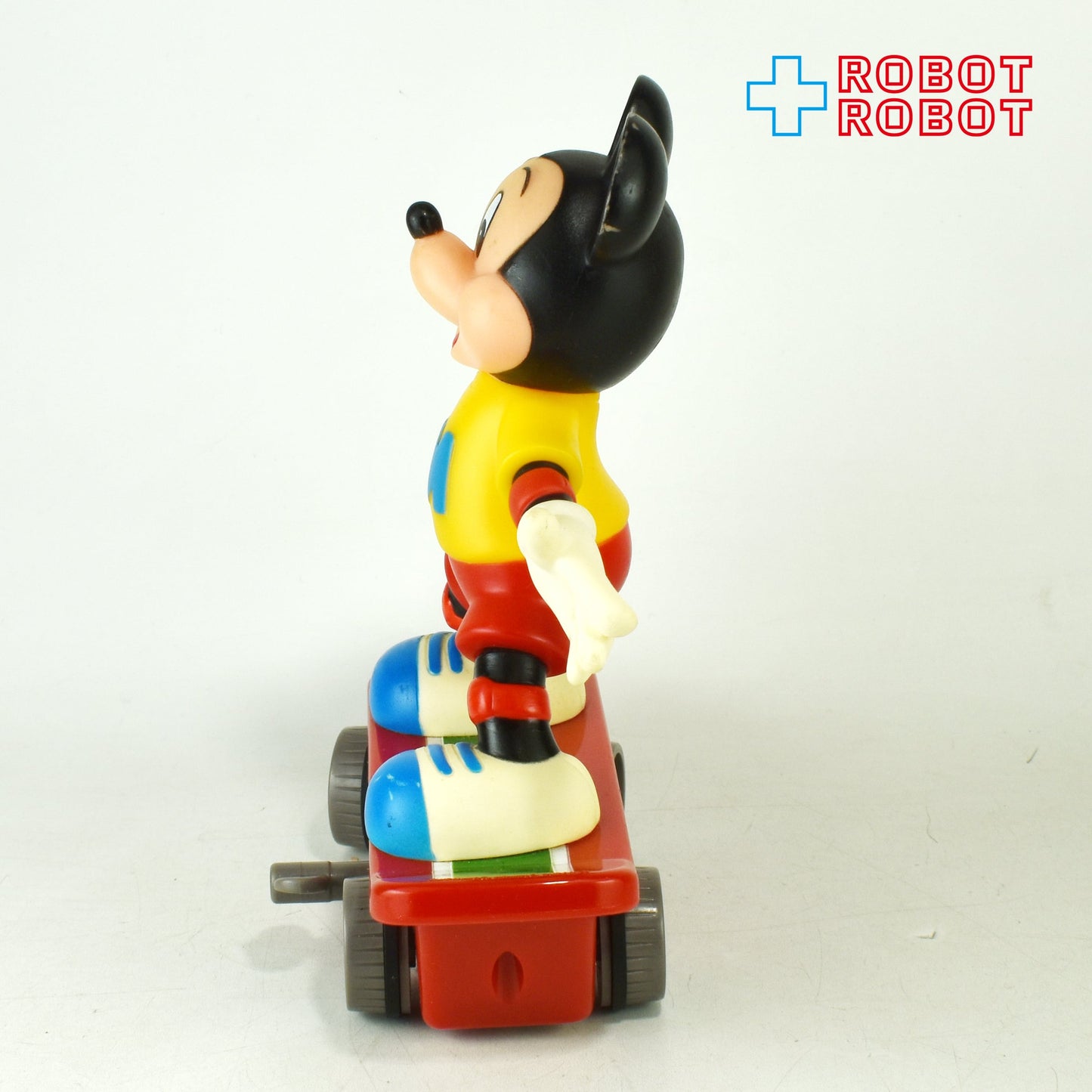 増田屋 ディズニー ミッキーマウス 赤 スケートボード ゼンマイ 1988