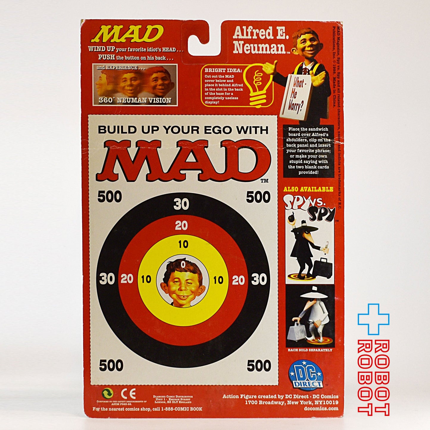 マッドマガジン おばかフレーズのサンドイッチマン 白ジャケット アクションフィギュア